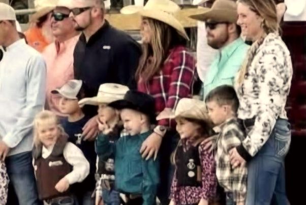 Families and young riders at the Cracker Day Rodeo